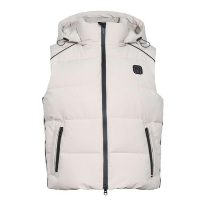 Cavallo Women's Cavaldiana Quilted Vest-Sand Stone-Front View