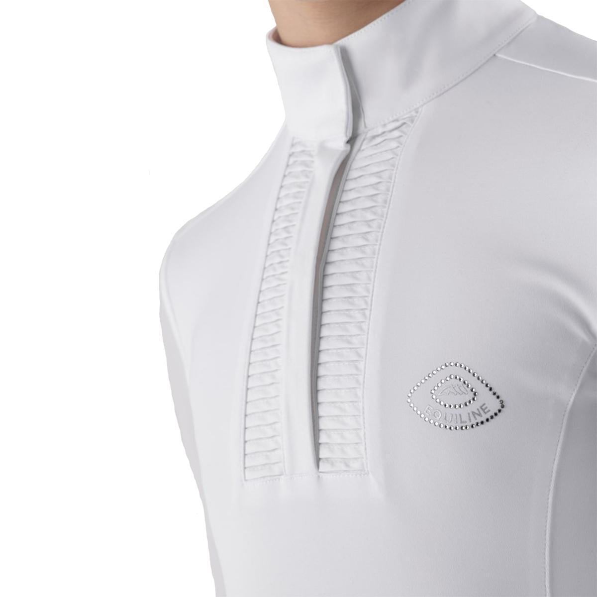 Equiline Girl's Cozio  Long Sleeve Competition Polo