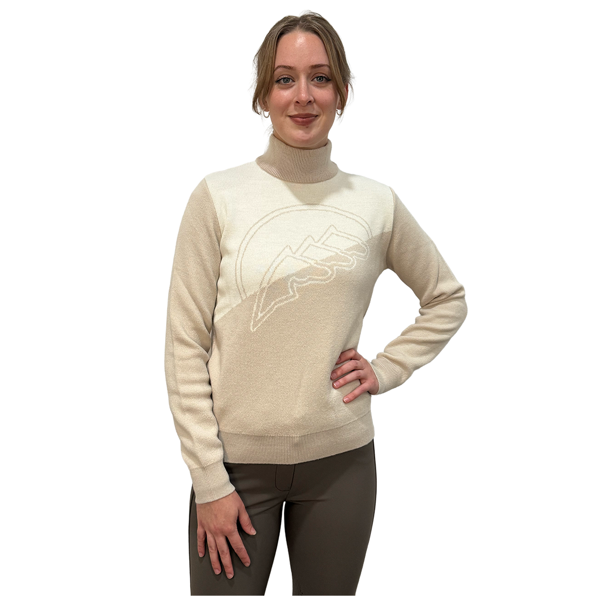 Equiline Eplic Women's Mock Turtleneck Sweater