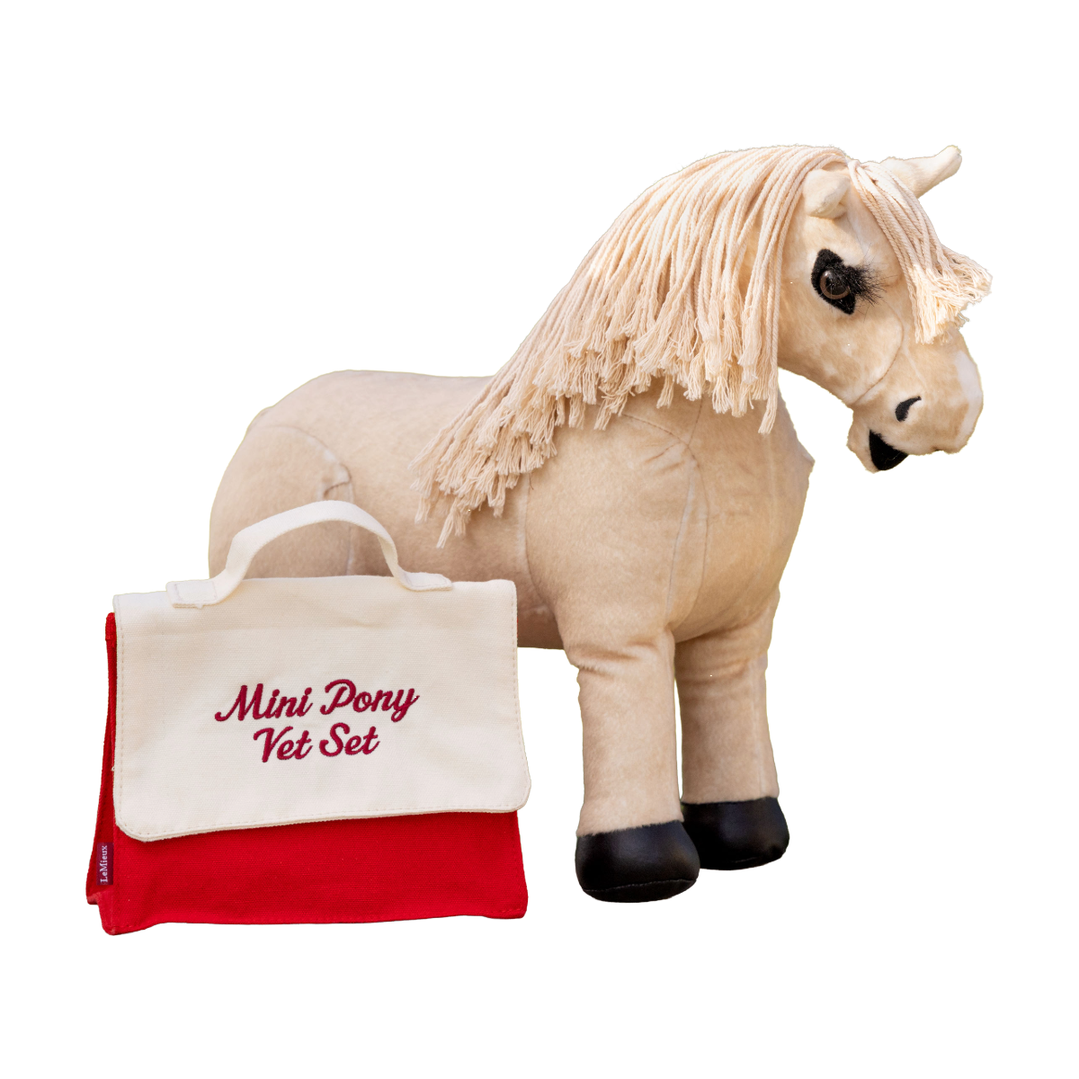 Lemieux Toy Pony Vet Set-Multi Color-with Horse Model Front View