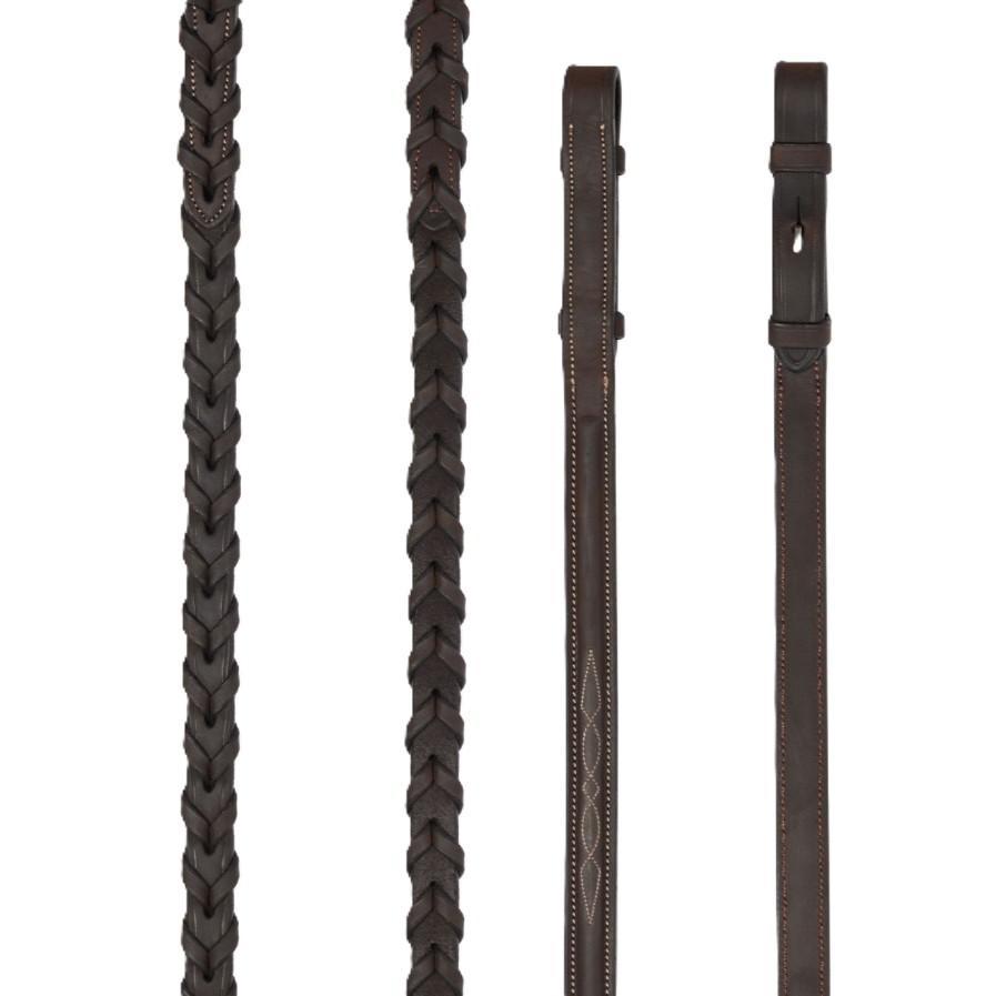LeMieux Hunter Laced Reins with Stitching