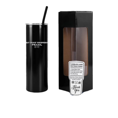 Equine & Design Skinny Tumblers - 20oz