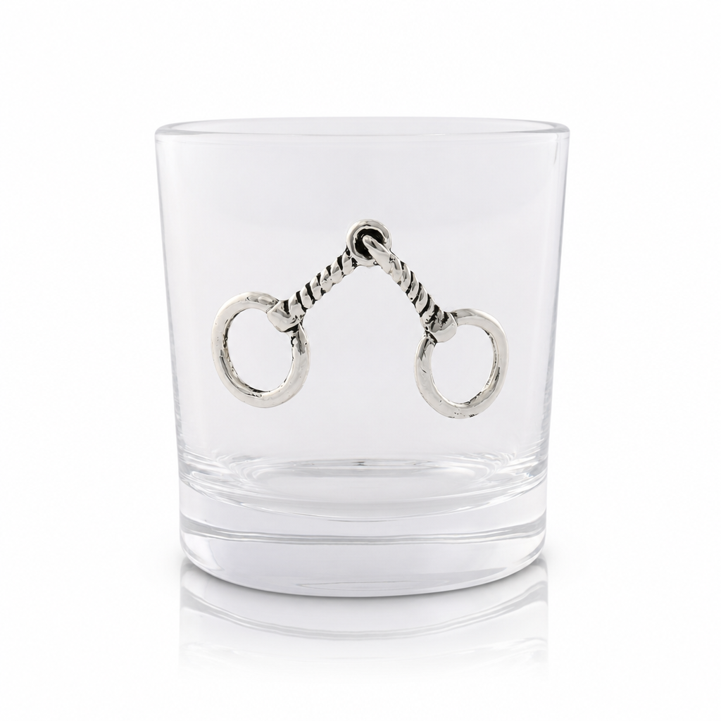 Arthur Court Equestrian Bit Bar Glasses Set of 4