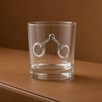 Arthur Court Equestrian Bit Bar Glasses Set of 4