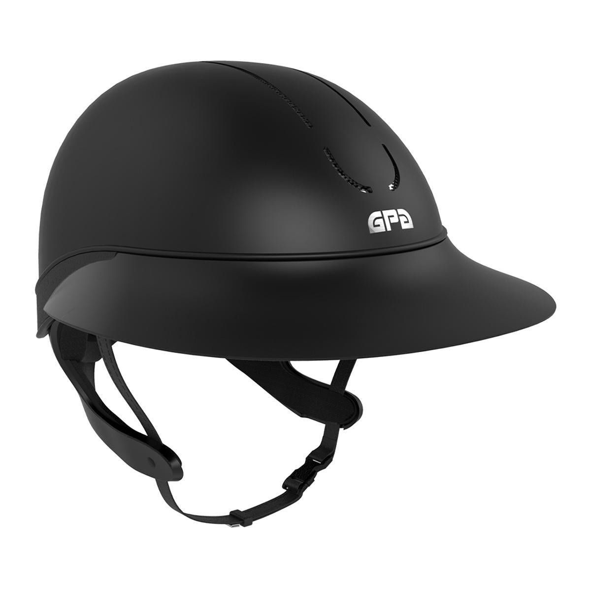 gpa pure motorcycle helmet GPA First Lady Helmet Shiny Black/Black / 59cm (Medium)