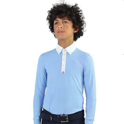 For Horses Boy's Jr Toby Long Sleeve Show Shirt