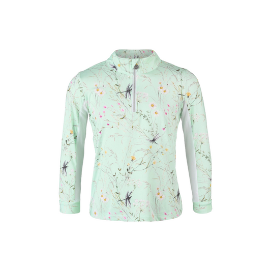 Dapplebay Kids Dragonfly Meadow 1/4 Long Sleeve Riding Top