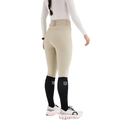 Maya Delorez Women's Classic Half Seat Breeches 2.0-Beige-Back View