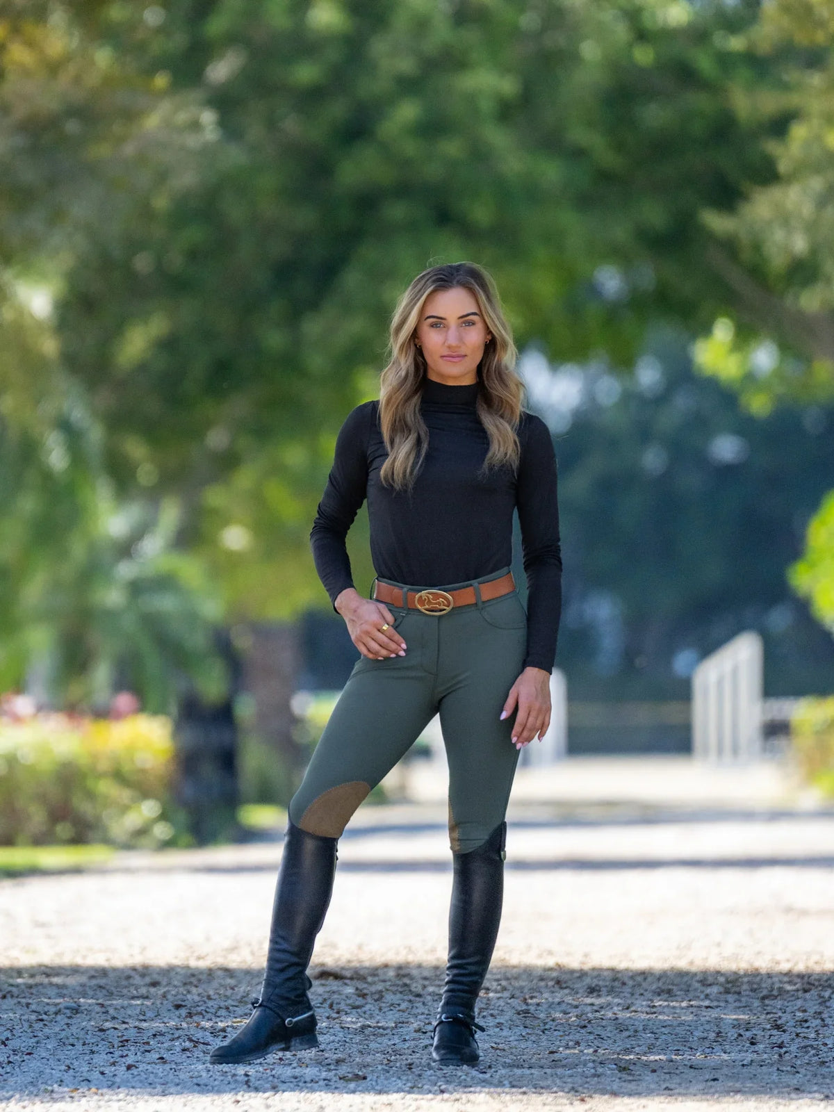 RJ Classics Women's Jemma Mock Neck Long Sleeve Training Shirt