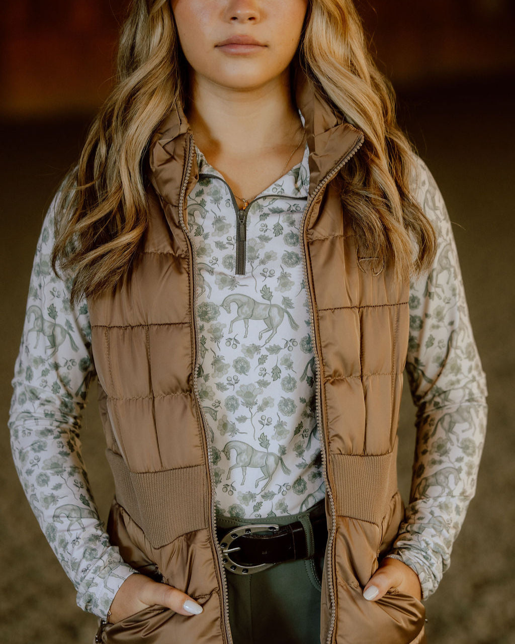 D. D. Connection Collection EVERGREEN Long Sleeved Training Shirt