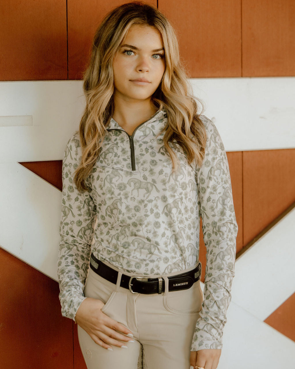 D. D. Connection Collection EVERGREEN Long Sleeved Training Shirt