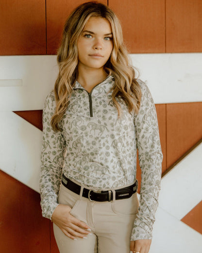 D. D. Connection Collection EVERGREEN Long Sleeved Training Shirt