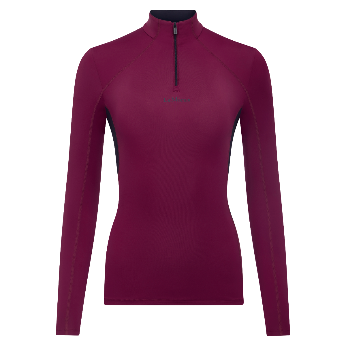 LeMieux Women's Classique Base Layer- Blackberry - Front View