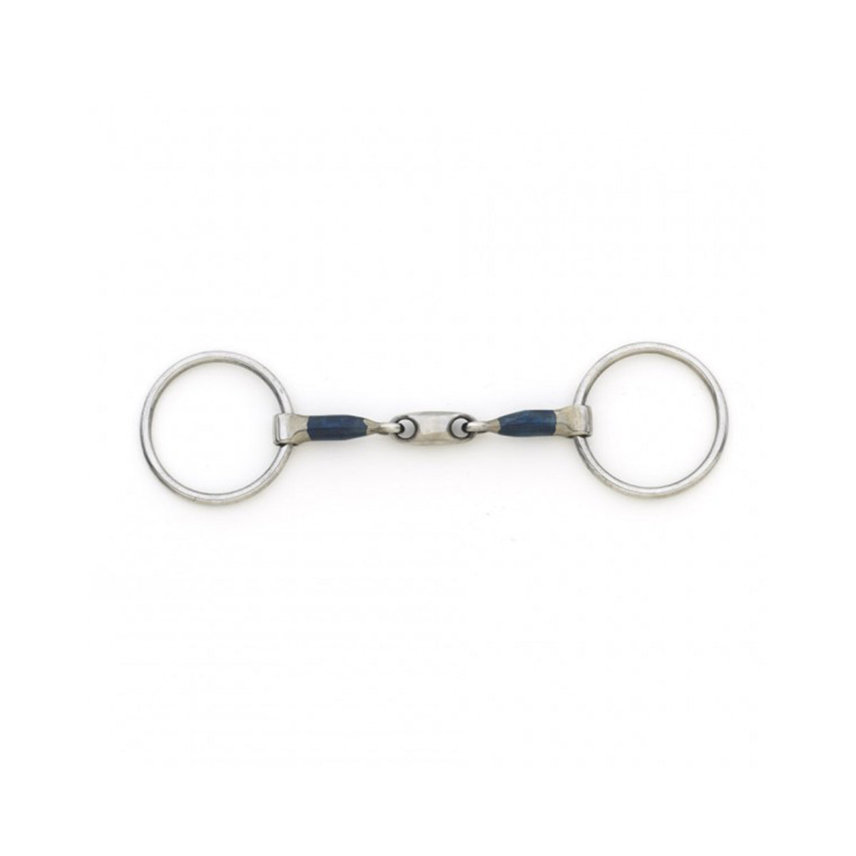 Centaur Blue Steel Oval Peanut Mouth Loose Ring Bit
