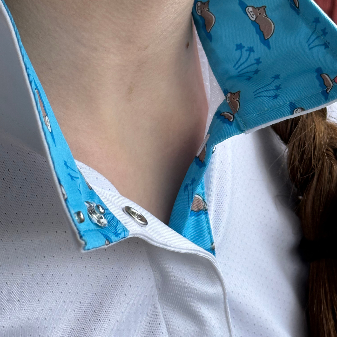 Essex Classics Swimming Hippos Girls Long Sleeve Talent Yarn Show Shirt