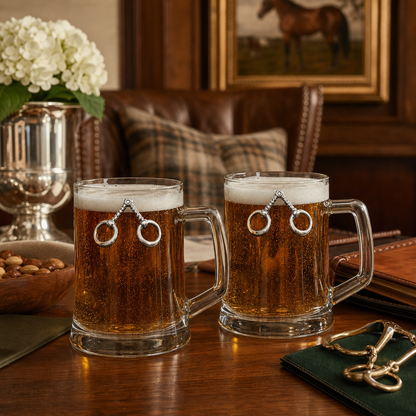 Arthur Court Designs - Equestrian Bit Beer Mugs - Set of 2