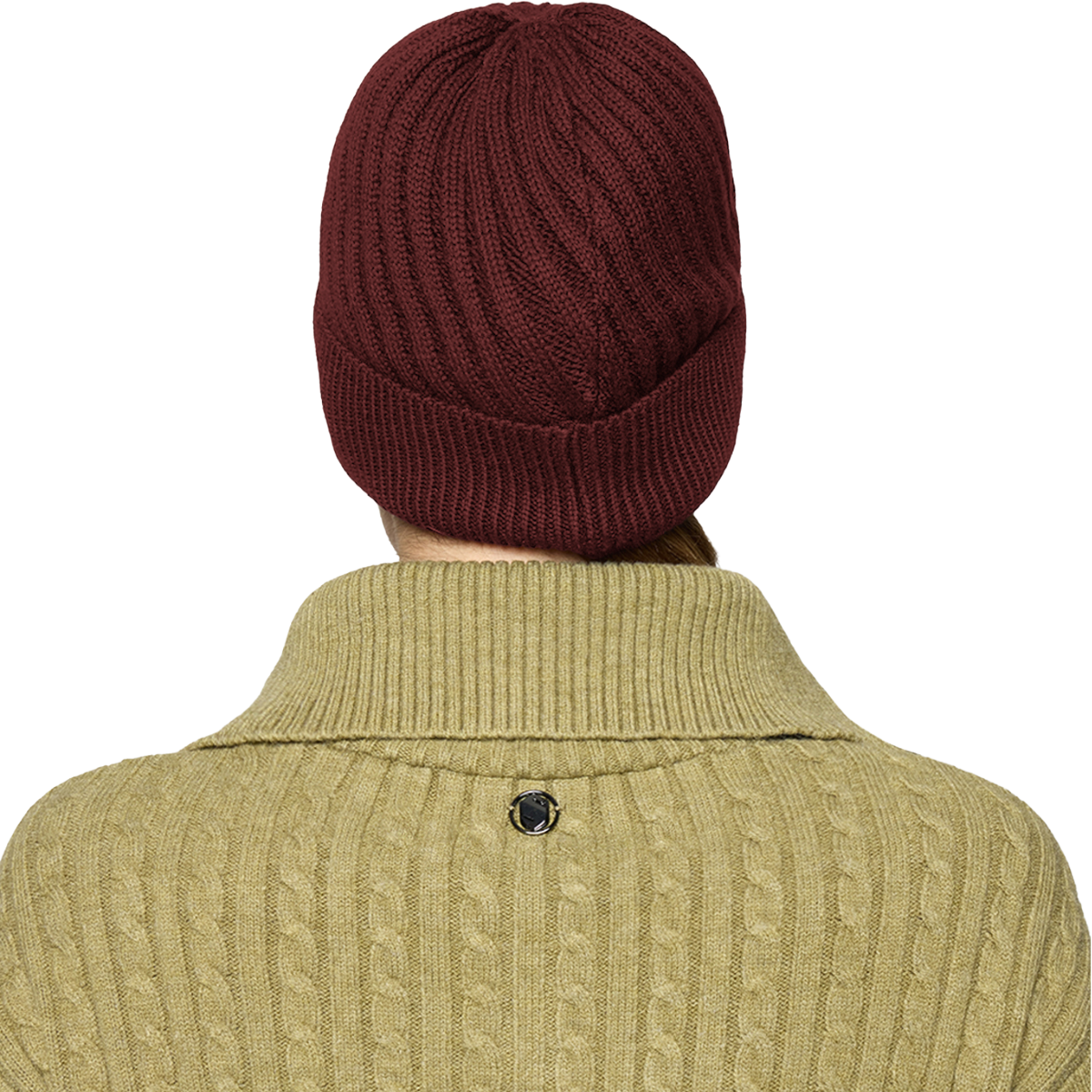 Samshield Women's Izia Beanie, plum, back view