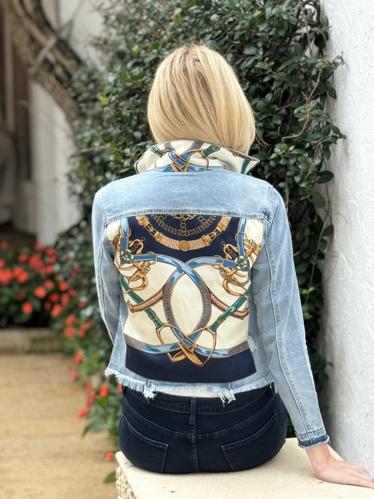 Stacy Bradley Design, The Light Denim Jacket - Blue Stirrup