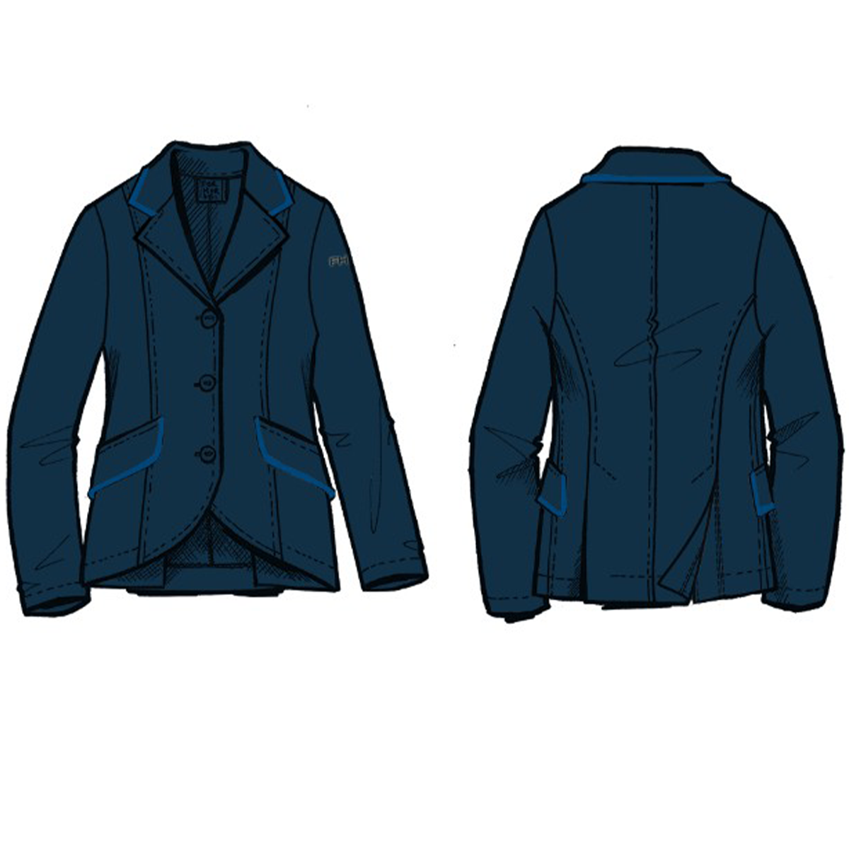 For Horses Girl's Cecilia Custom Show Jacket