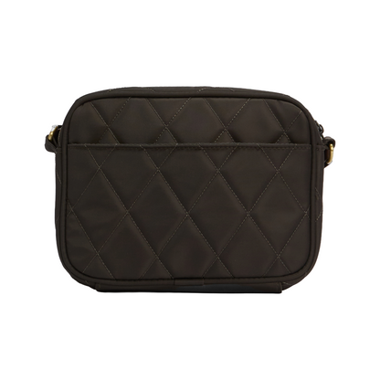 Barbour Quilted Crossbody Bag, olive, back view