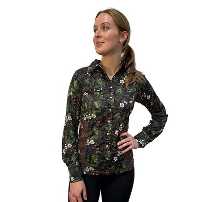 Dapplebay Women's Blackberry Daze Western Top