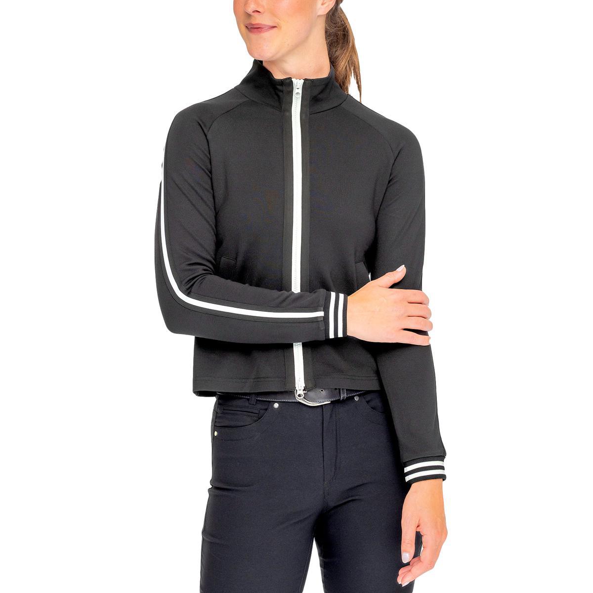 Kastel Long Sleeve Full Zip Black Track Jacket | Farm House Tack