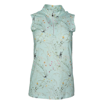 Dapplebay Dragonfly Meadow 1/4 Zip Sleeveless Riding Top