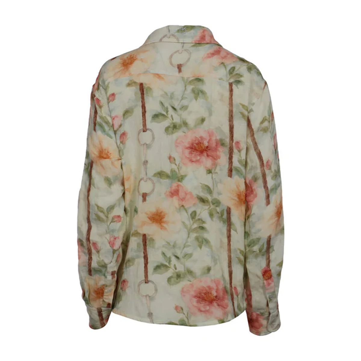 Dapplebay Vintage Floral Breezy Button Up Top