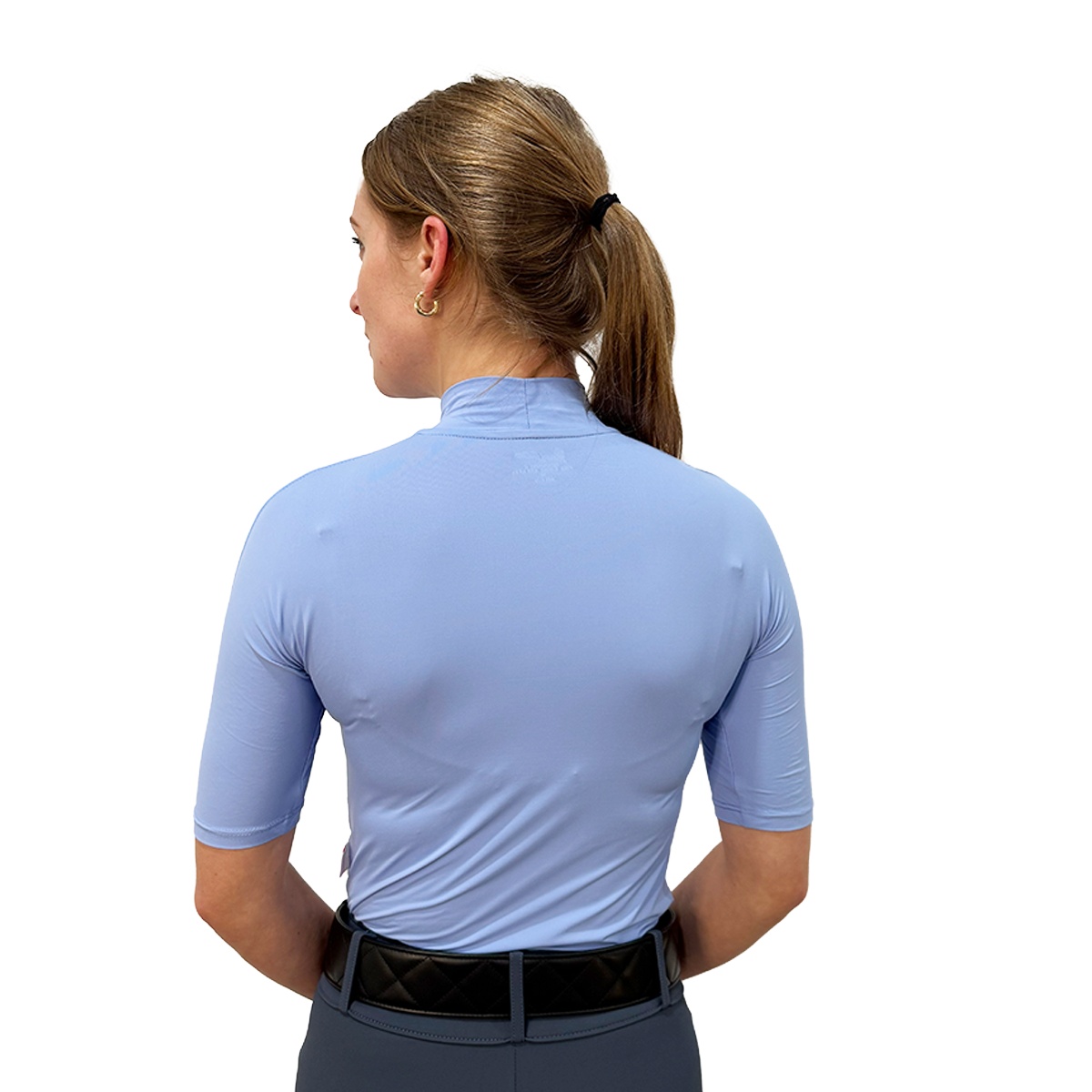 Tailored Sportsman Ladies Icefil Mock Neck Short Sleeve Sun Shirt