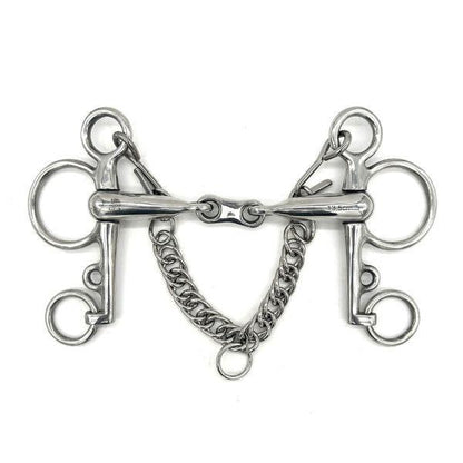 Jake Adams Hollow Mouth French Link Pelham Bit