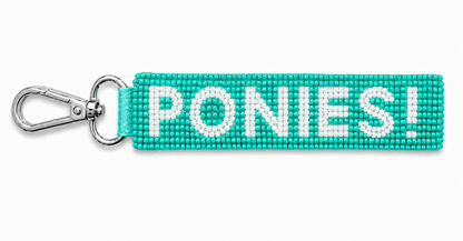 Tucker Tweed  Beaded Bag Charm/Keychain
