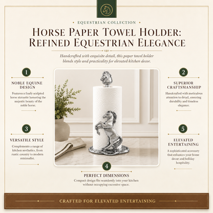 Arthur Court Designs - Horse Paper Towel Holder