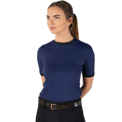 Maya Delorez Women's Soft T-Shirt-Royal Blue-Front View