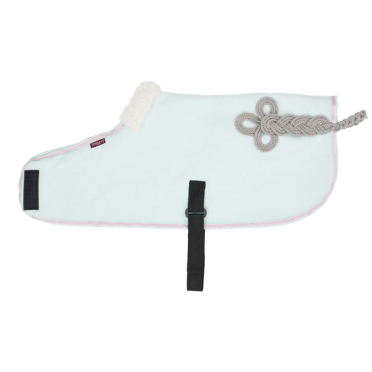 LeMieux Harlow Toy Pony Printed Rug-softmint- side view