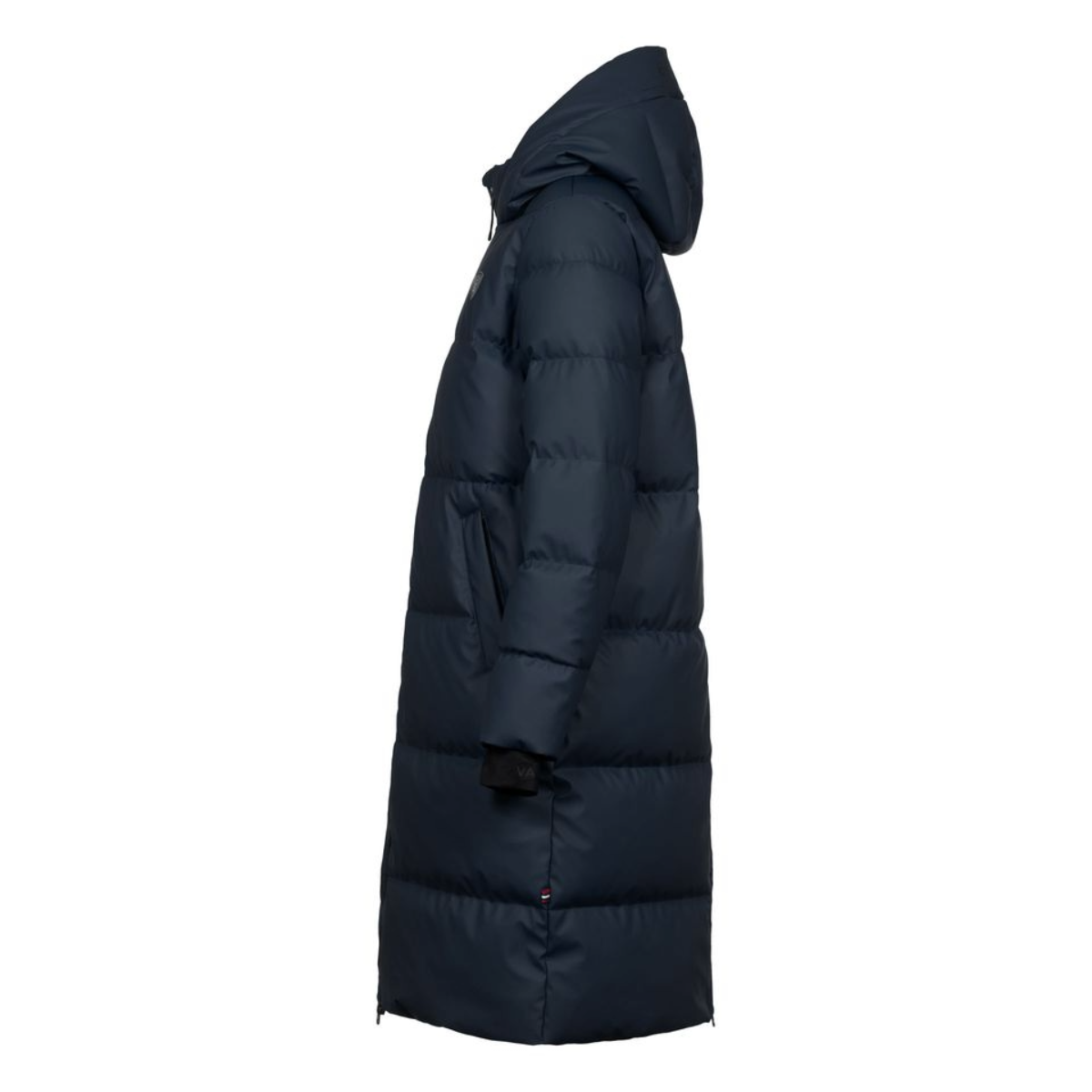 Cavallo Women's Cavaldaly Maxi Coat-Dark Blue-Side View