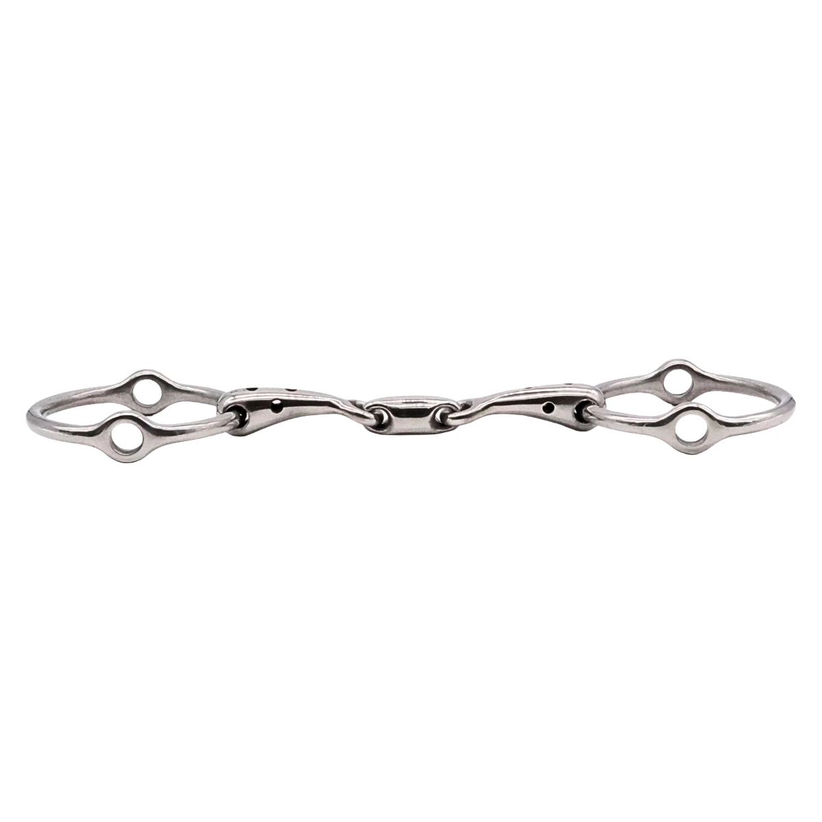 Jake Adams Double Jointed Whistle Mouth Loose Ring Gag Bit