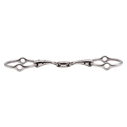 Jake Adams Double Jointed Whistle Mouth Loose Ring Gag Bit