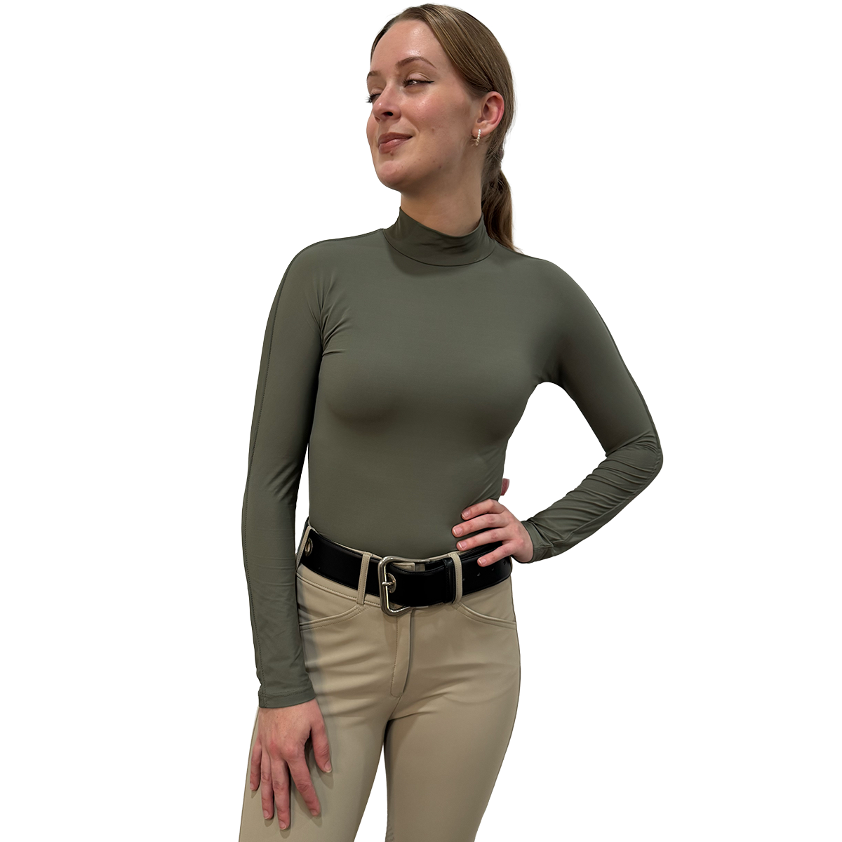 Tailored Sportsman Ladies Icefil Mock Neck Long Sleeve Sun Shirt