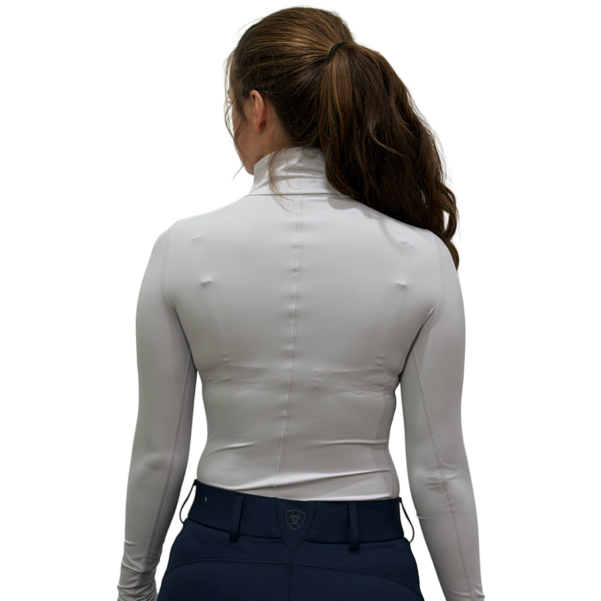 TKEQ Chloe High Collar Technical Top