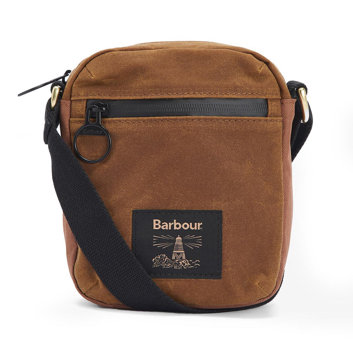 Barbour　Fieldワックスクロスバッグ（BEG-ONE SIZE） Barbour Field Wax Crossbody Bag | Farm House Tack
