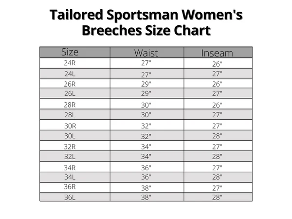 Tailored Sportsman Ladies TechLight Front Zip Boot Sock Silicone Patch Breeches