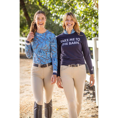 Kastel Tahoe Blue Belts Crewneck Sun Shirt