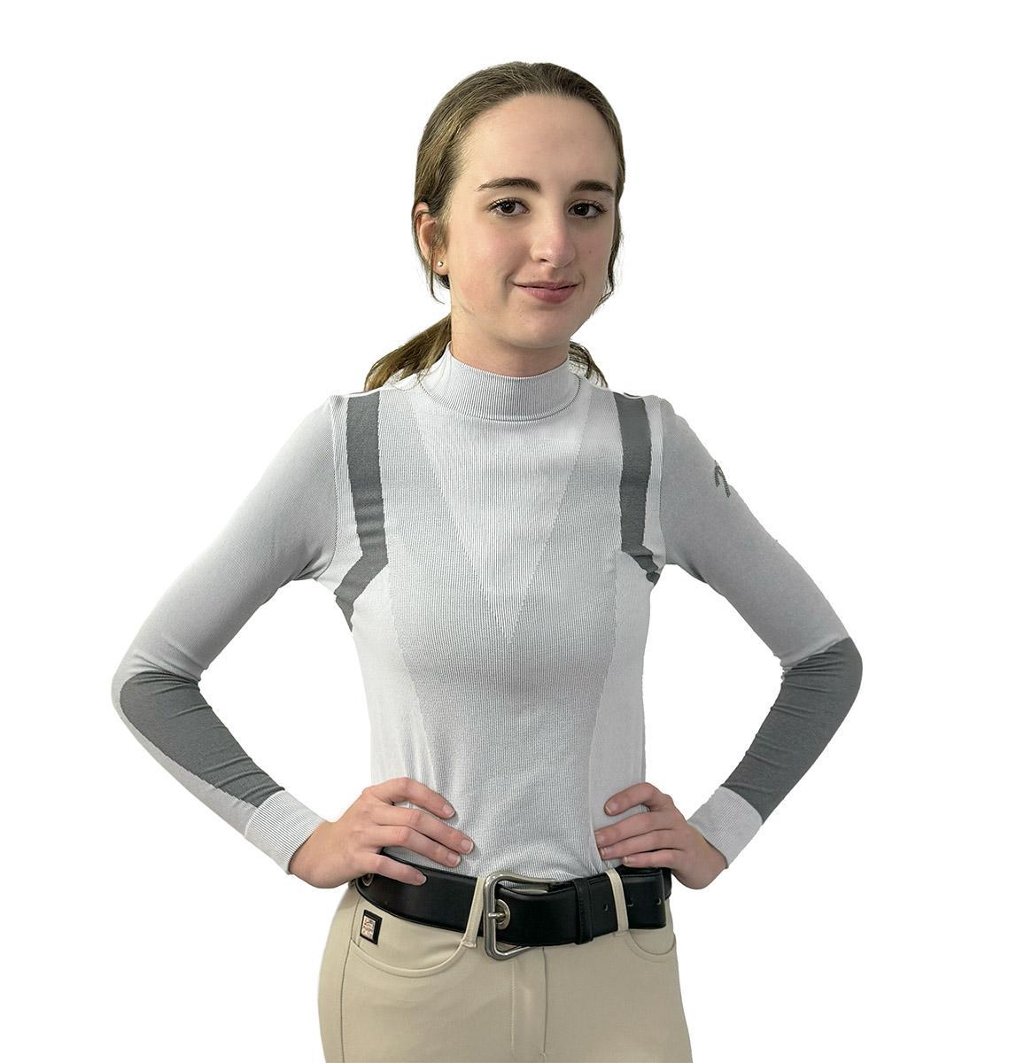 Penelope Gris Warmup Long Sleeve Base Layer - Sale