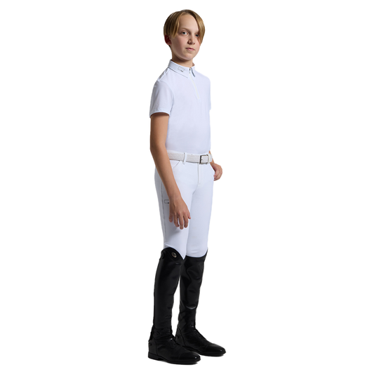 Cavalleria Toscana RG Boy's Micro Perforated Jersey Show Shirt