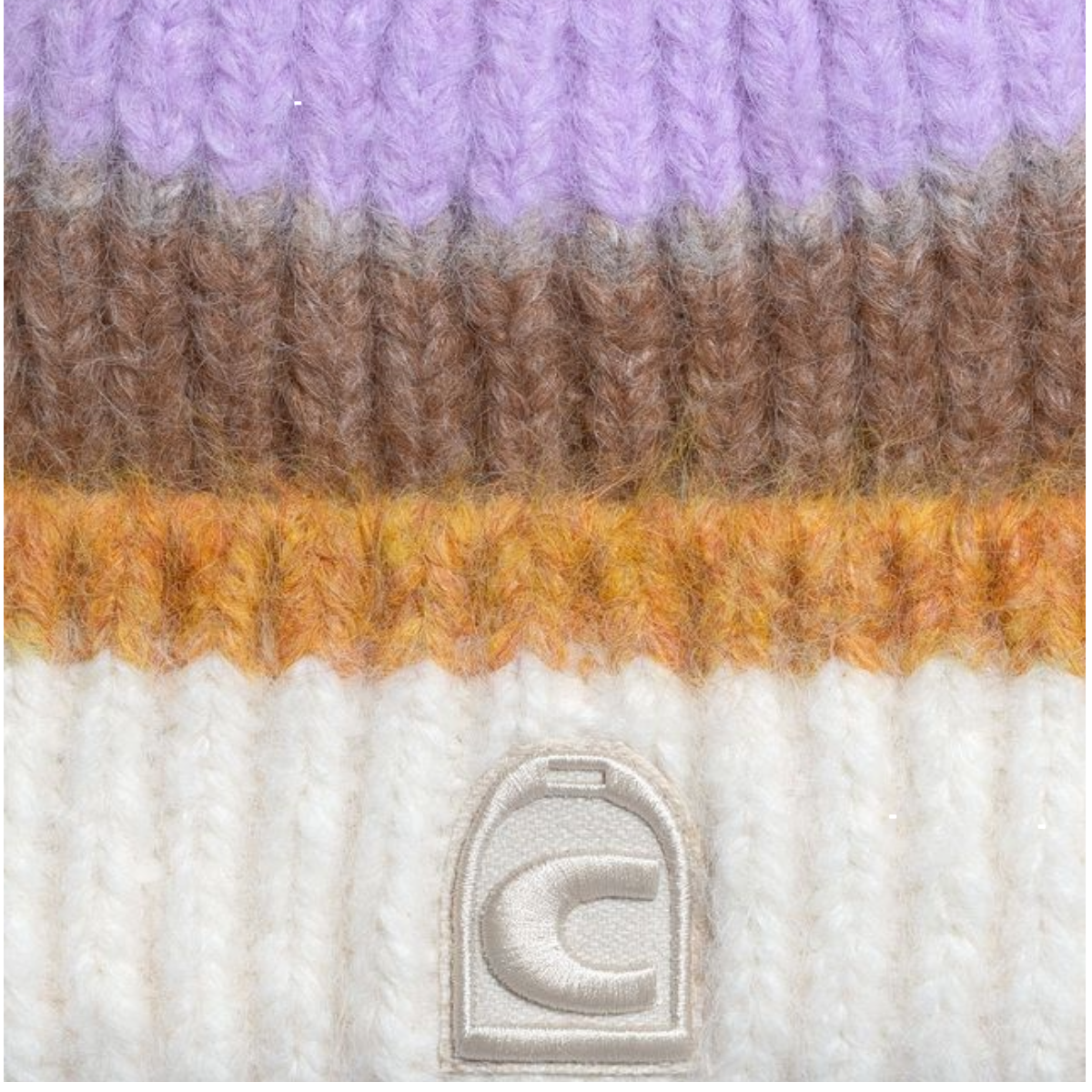 Cavallo Women's Cavalduni Knitted Hat-Sand Stone-Logo View