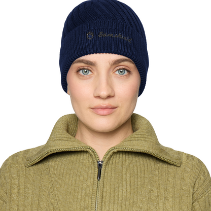 Samshield Women's Izia Beanie, Navy, front view