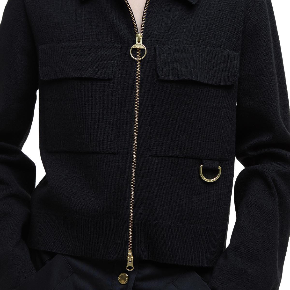 Barbour Women's Alma Knitted Zip Through Cardigan