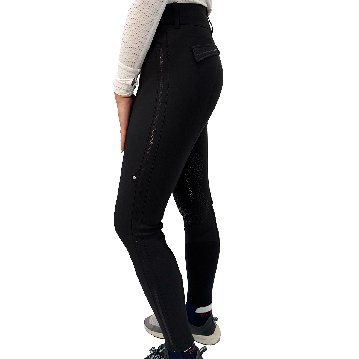 Equiline Women's Grelbikh High Waisted Knee Grip Breech