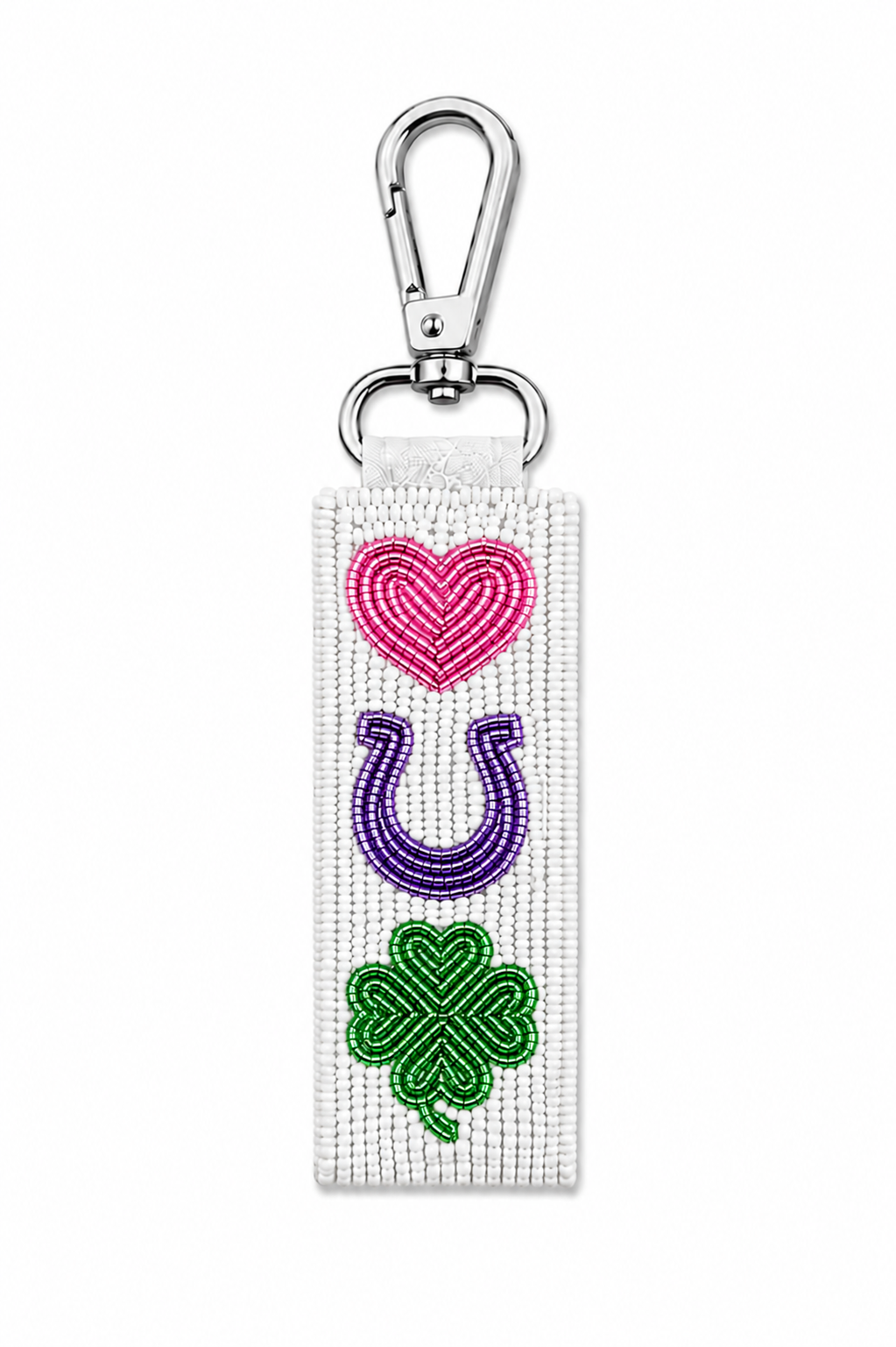 Tucker Tweed  Beaded Bag Charm/Keychain