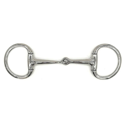 Jake Adams Single Joint Stainless Steel Eggbutt Bit